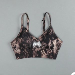 DARC SPORT TEDDY BEAR MARBLE SPORTS BRA ~ SMALL
